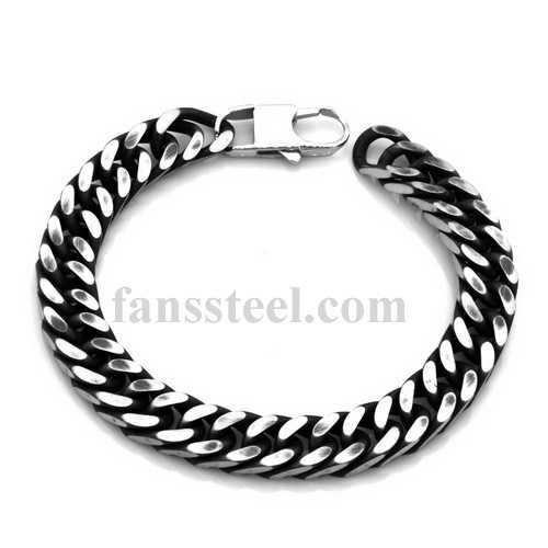 FSB00W70 Stainless steel jewelry cowboy twist Bracelet